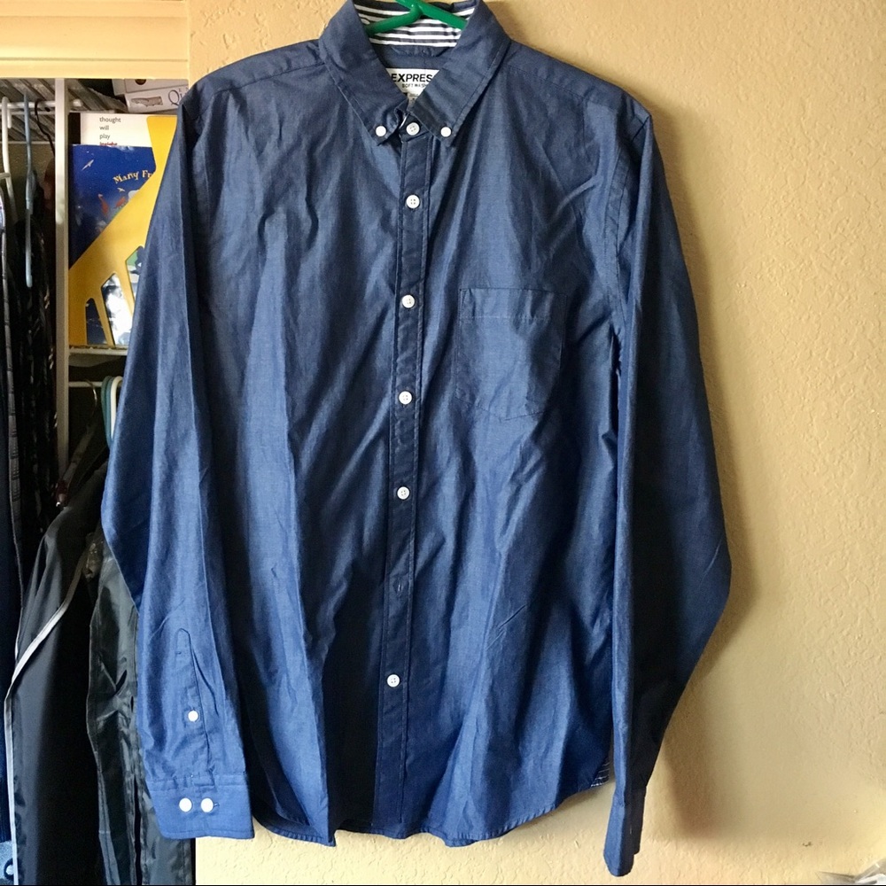 Express Men's Button Down Shirt NWT Brand New